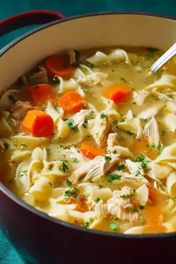 Cold-Busting Ginger Chicken Noodle Soup