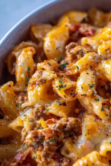 Cheeseburger Pasta