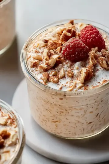 Cinnamon-Roll Overnight Oats