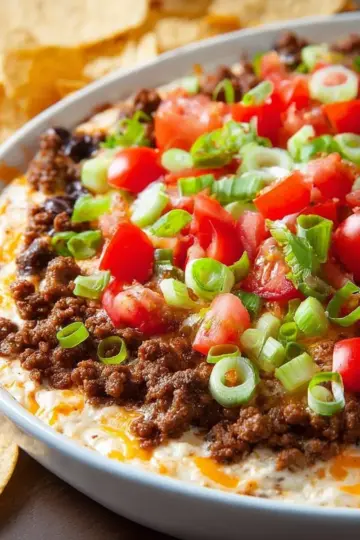 Ground Beef Taco Dip