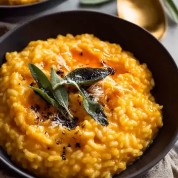 Creamy Baked Pumpkin Risotto