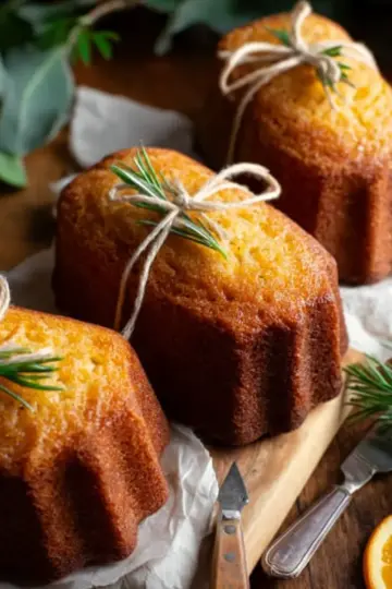 Orange Ginger Honey Cakes