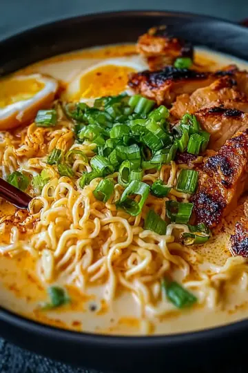 Fiery Chicken Ramen A Simple Spicy Creamy Recipe