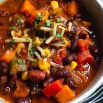 Incredibly Easy Vegetarian Chili