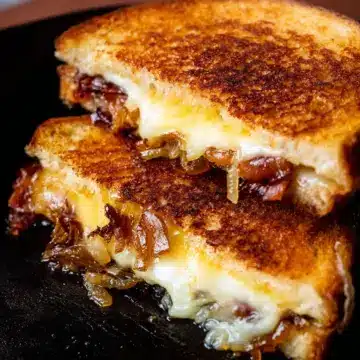 Bacon and Caramelized Onion Grilled Cheese