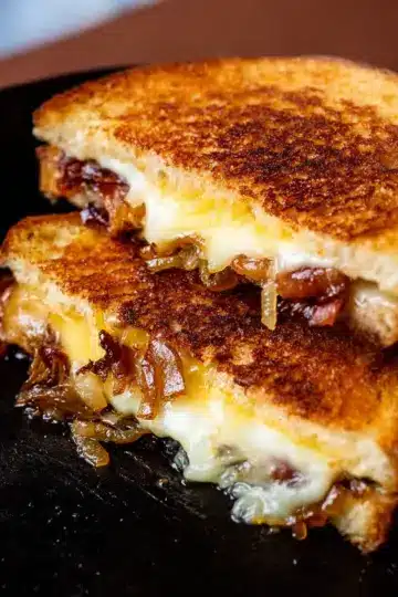Bacon and Caramelized Onion Grilled Cheese