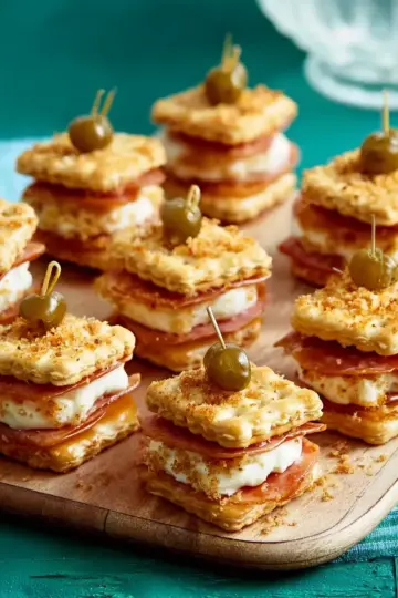 Ritz Cracker Party Sandwiches