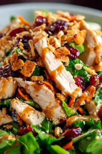 Asian Chicken Cranberry Salad