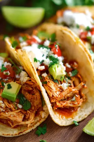 Shredded Chicken Tacos