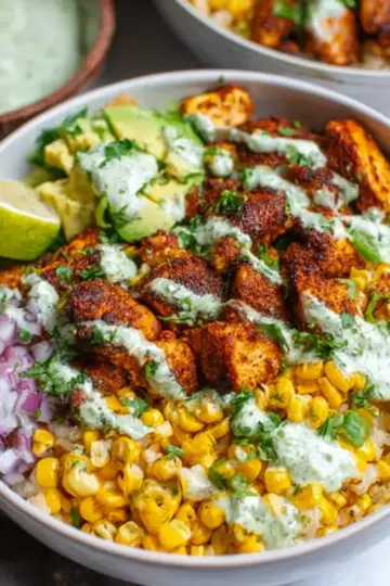 Street Corn Chicken Bowls