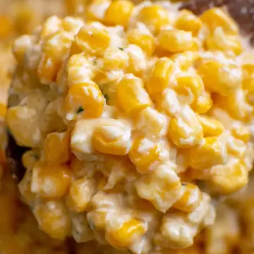 Slow Cooker Cheddar Corn