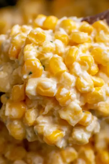 Slow Cooker Cheddar Corn
