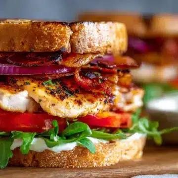 Grilled Chicken Club Sandwich Recipe