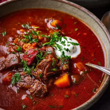 Hungarian Goulash (beef stew-soup)