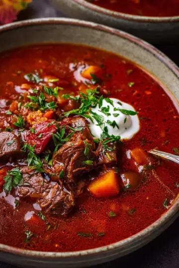 Hungarian Goulash (beef stew-soup)