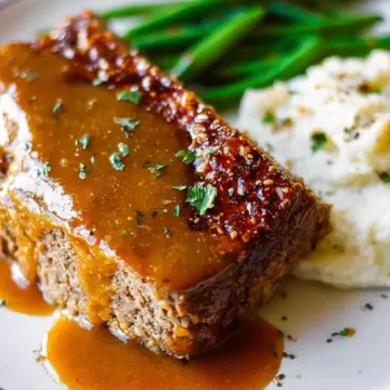 Meatloaf and Brown Gravy