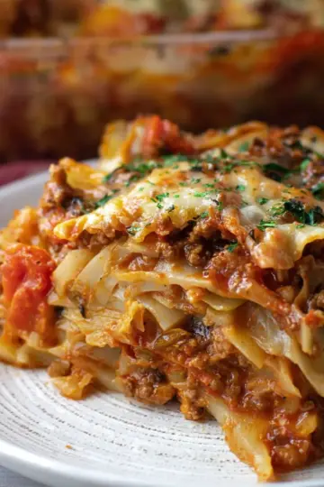 Italian Unstuffed Cabbage Roll Casserole