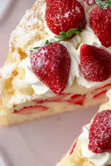 French Strawberry Cake