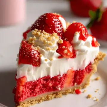 Strawberry Shortcake Pie
