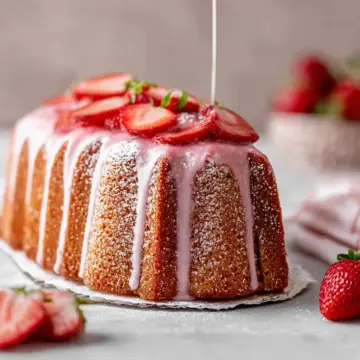 Strawberry Pound Cake