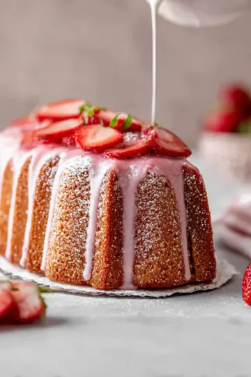 Strawberry Pound Cake