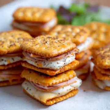 Ritz Cracker Party Sandwiches