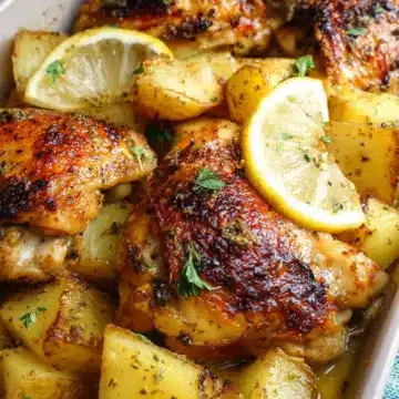 Easy Greek Lemon Chicken and Potatoes