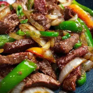 Pepper Steak with Onion Stir Fry
