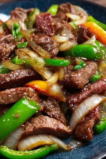 Pepper Steak with Onion Stir Fry