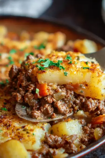Hobo Casserole Rustic Ground Beef and Potato Bake