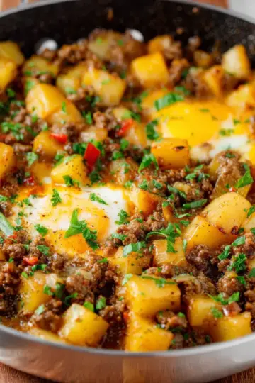 Beef and Potatoes Skillet