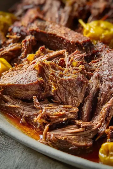 Mississippi Roast (Slow Cooker Pepperoncini Pot Roast)