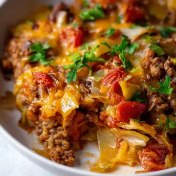 Low Carb Unstuffed Cabbage Casserole Recipe