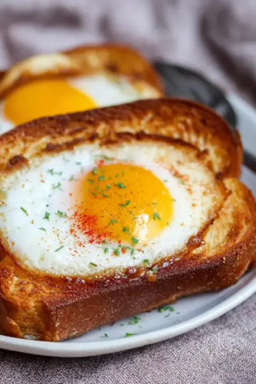 Air Fryer Egg Toast