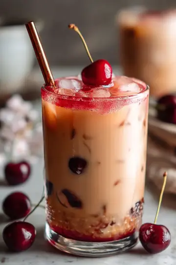 Cherry Earl Grey Milk Tea