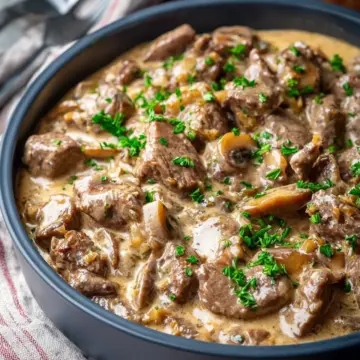 Keto Beef Stroganoff
