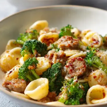 Orecchiette with Sausage and Broccoli