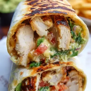 Chipotle Ranch Grilled Chicken Burrito