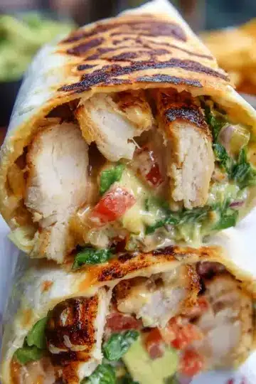 Chipotle Ranch Grilled Chicken Burrito