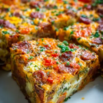 Chorizo & Potato Egg Casserole