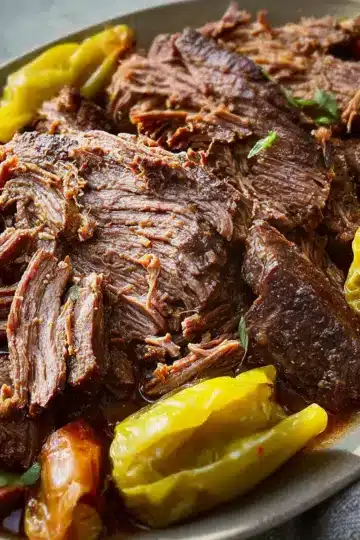 Mississippi Roast (Slow Cooker Pepperoncini Pot Roast)