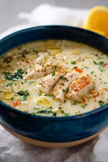 Lemon Chicken Soup (Avgolemono)