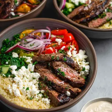 Mediterranean Steak Bowls