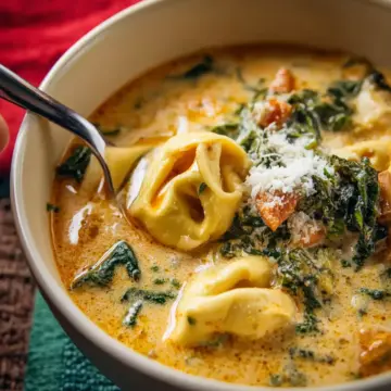 Creamy Tortellini Soup