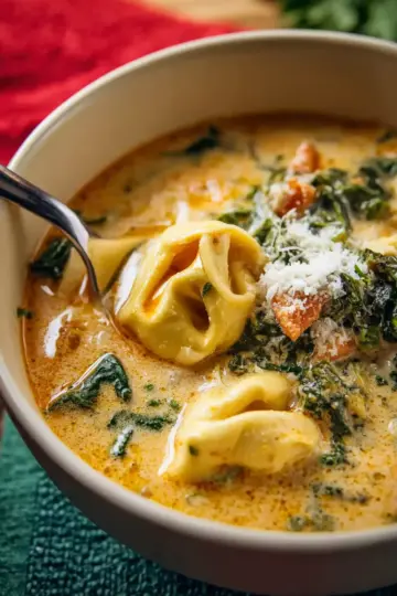 Creamy Tortellini Soup
