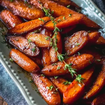 Balsamic Glazed Roasted Carrots