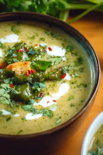 Roasted Poblano Soup