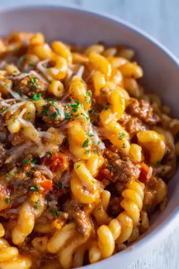 Cheeseburger Pasta