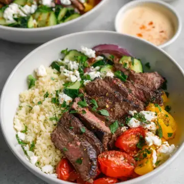 Mediterranean Steak Bowls