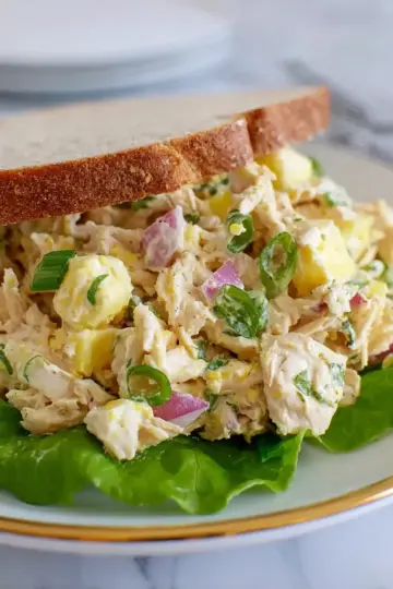 Hawaiian Chicken Salad - for Sandwiches and Lettuce Wraps!